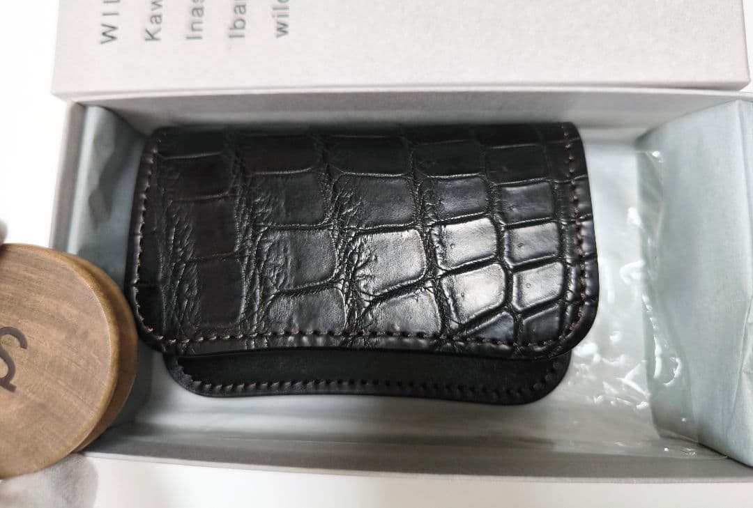【新品】ワイルドスワンズ　ジェネラル　クロコダイル　名刺入れ　GENERAL