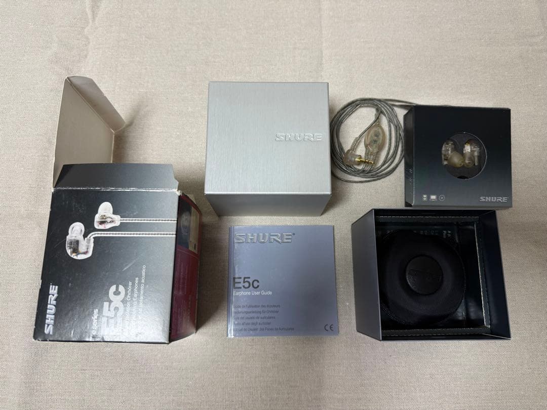 SHURE E5c 有線イヤホン