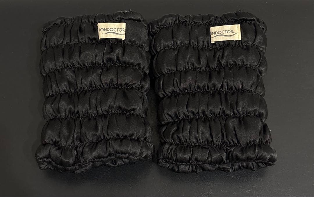 イオンドクター ブラック シルク足首レッグウォーマー