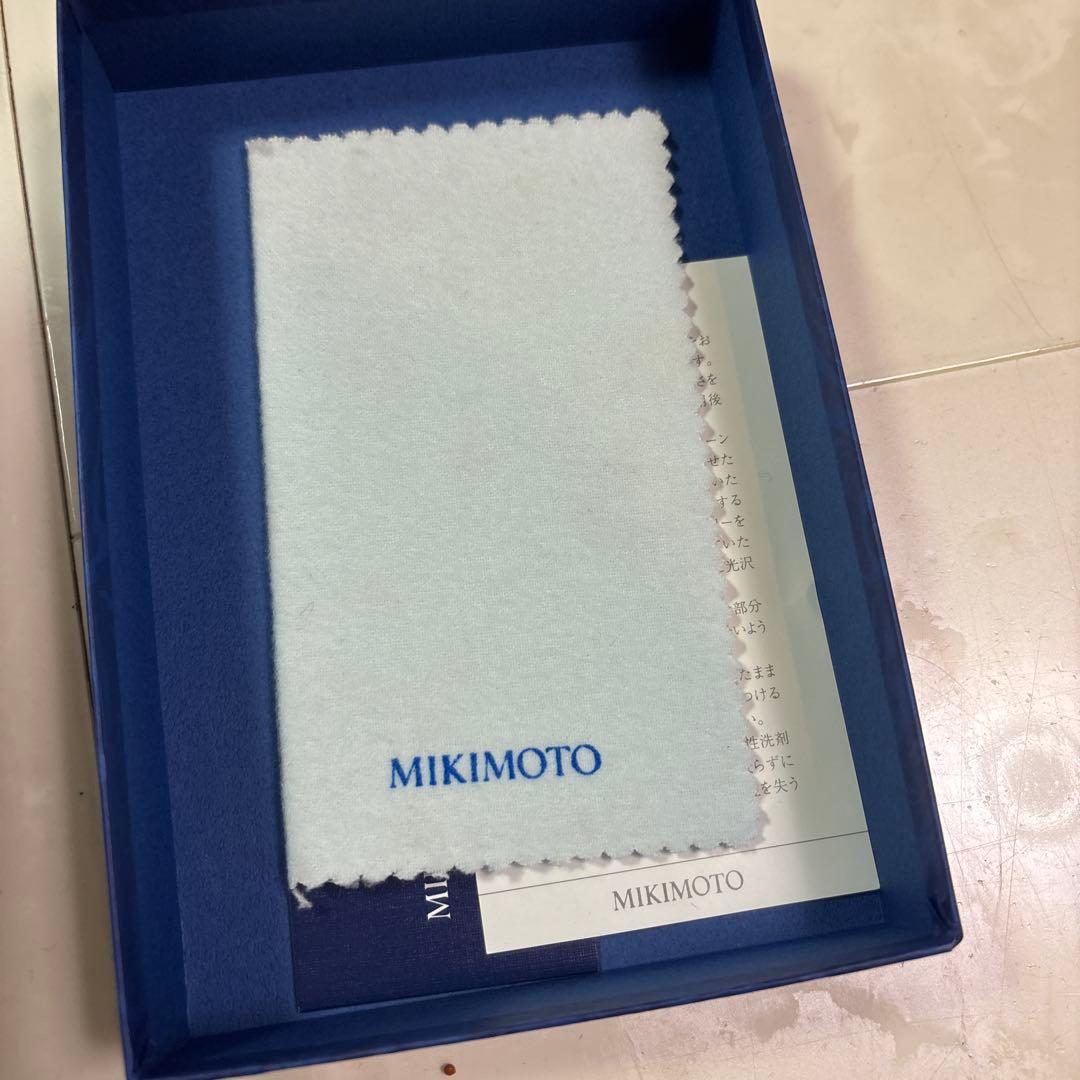 週末お値下げMIKIMOTO ステーションネックレスイエローゴールドk18 9粒