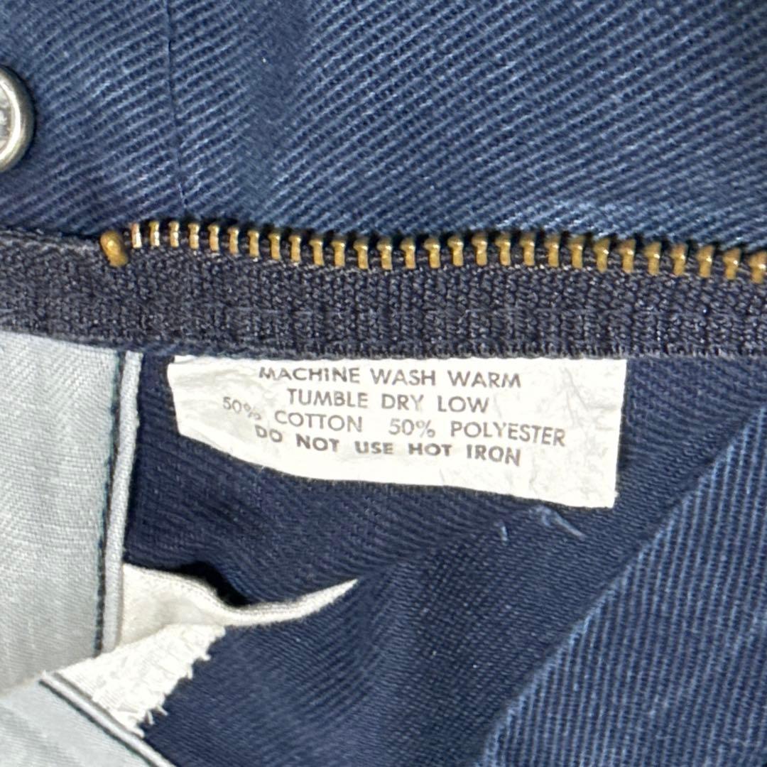 70s BEN DAVIS フリスコパンツ ネイビー 実寸33×29