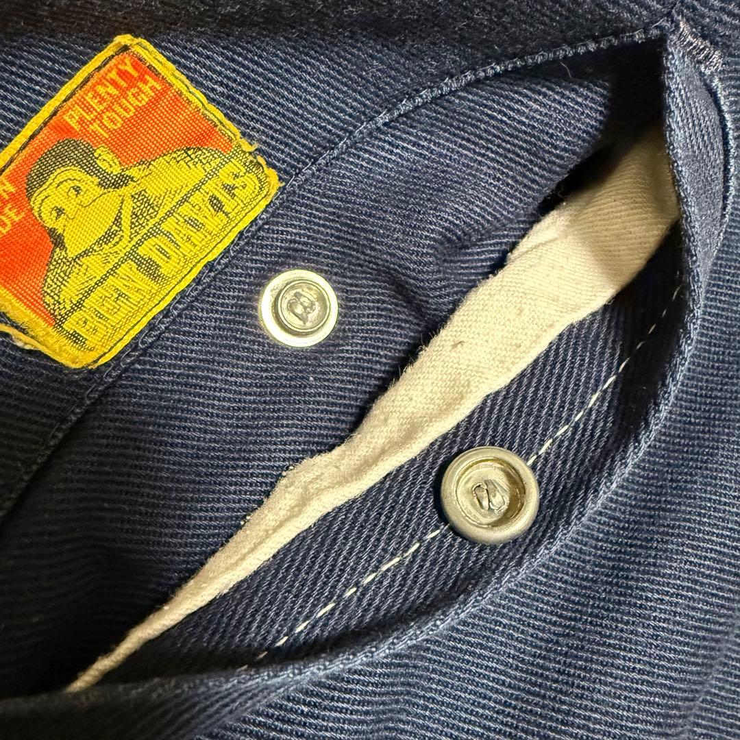 70s BEN DAVIS フリスコパンツ ネイビー 実寸33×29