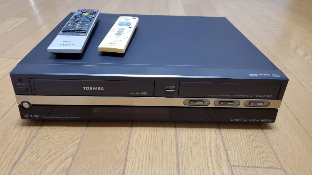 【動作確認済】TOSHIBA VTR一体型HDD&DVDビデオレコーダー