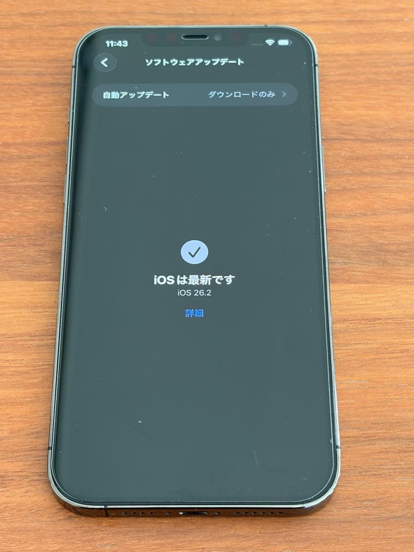 [バッテリー94%] iPhone 12 Pro Max256GB グラファイト