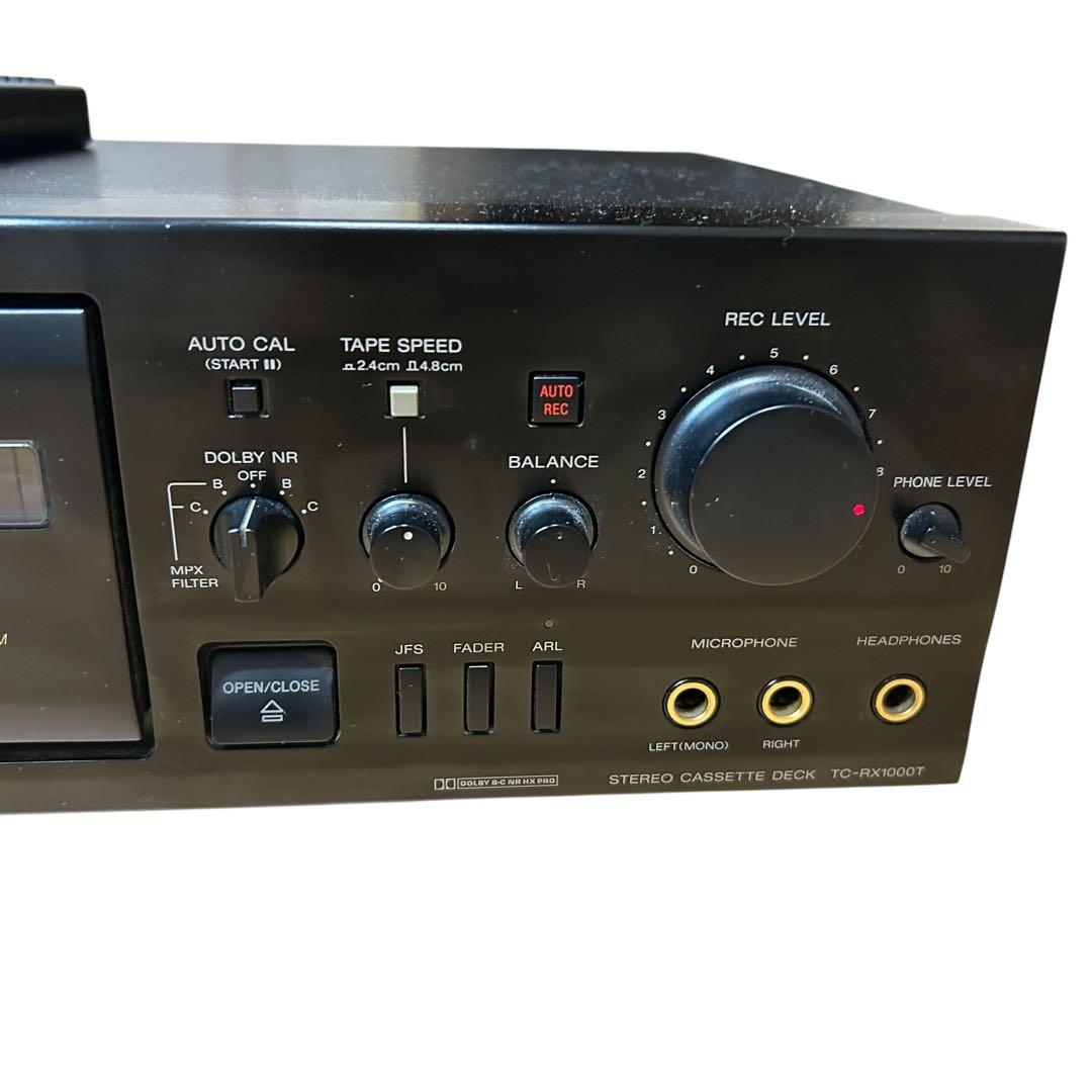 動作確認済 SONY カセットデッキ TCーRX1000T
