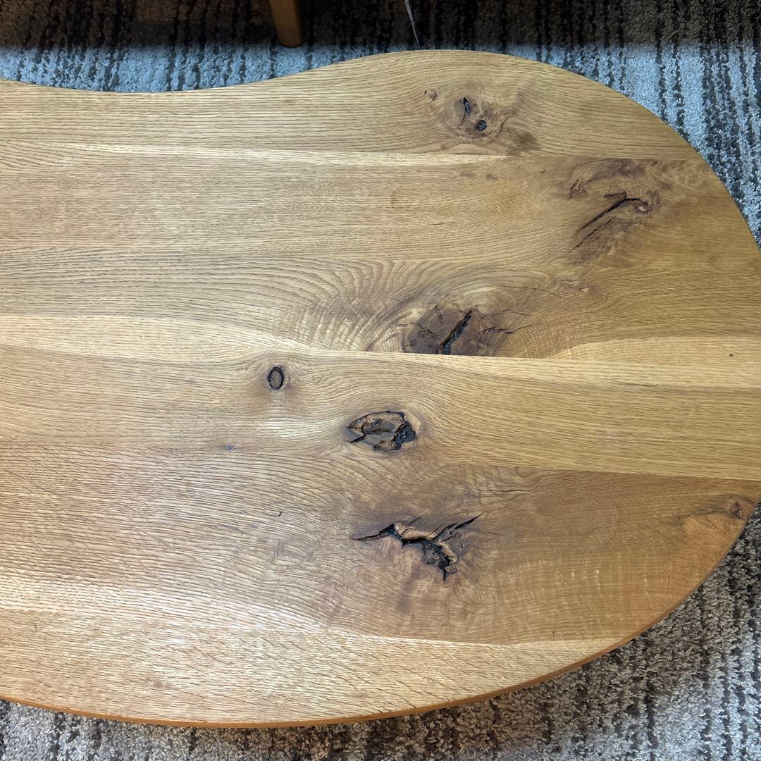 「Nao 」飛騨産業ソファ豆型ローテーブルセット&ダイニングテーブルセット