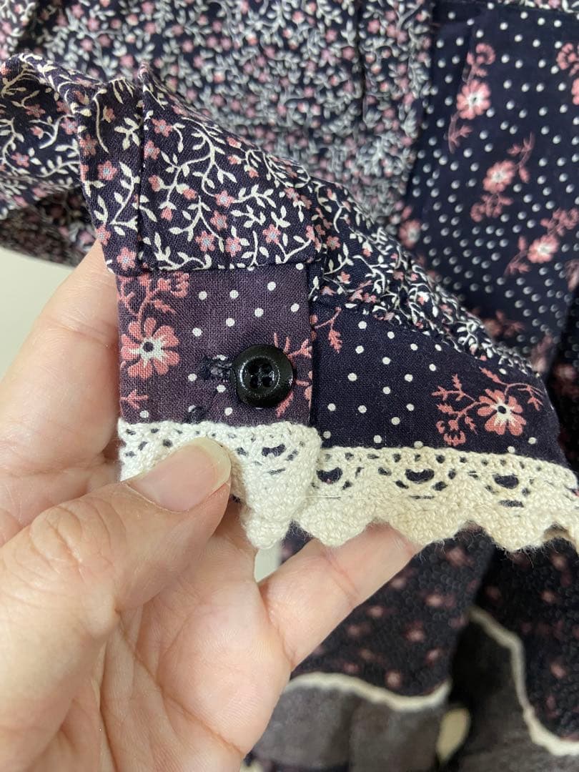 gunne sax ガニーサックス　ガンネサックス　花柄長袖ワンピース