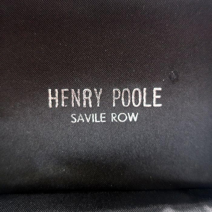 ヘンリープール 英国製 REAL ONYX カフス ドレススタッド セット