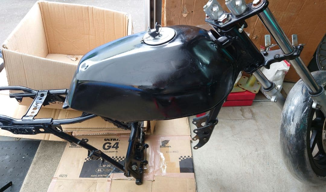 ホンダ APE50/100 ダイレクトドットコム NS50タンクステー タンク付