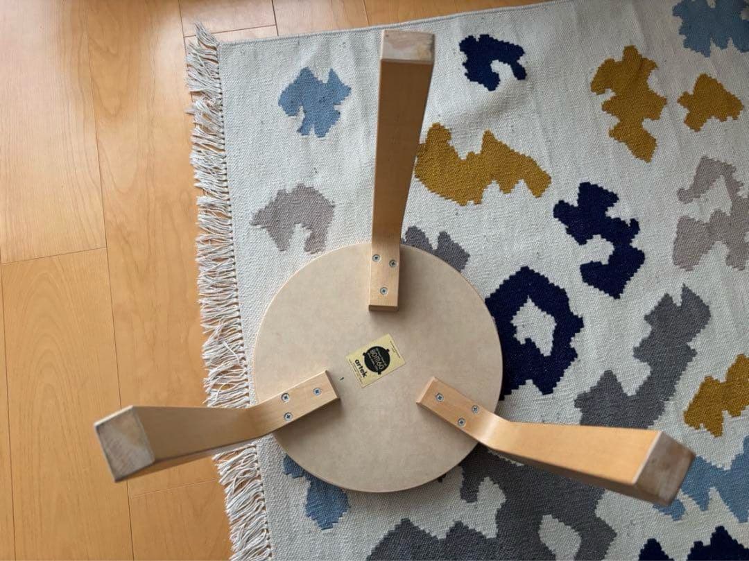 Artek アルテック Stool 60 3本脚 リノリウム パール scope