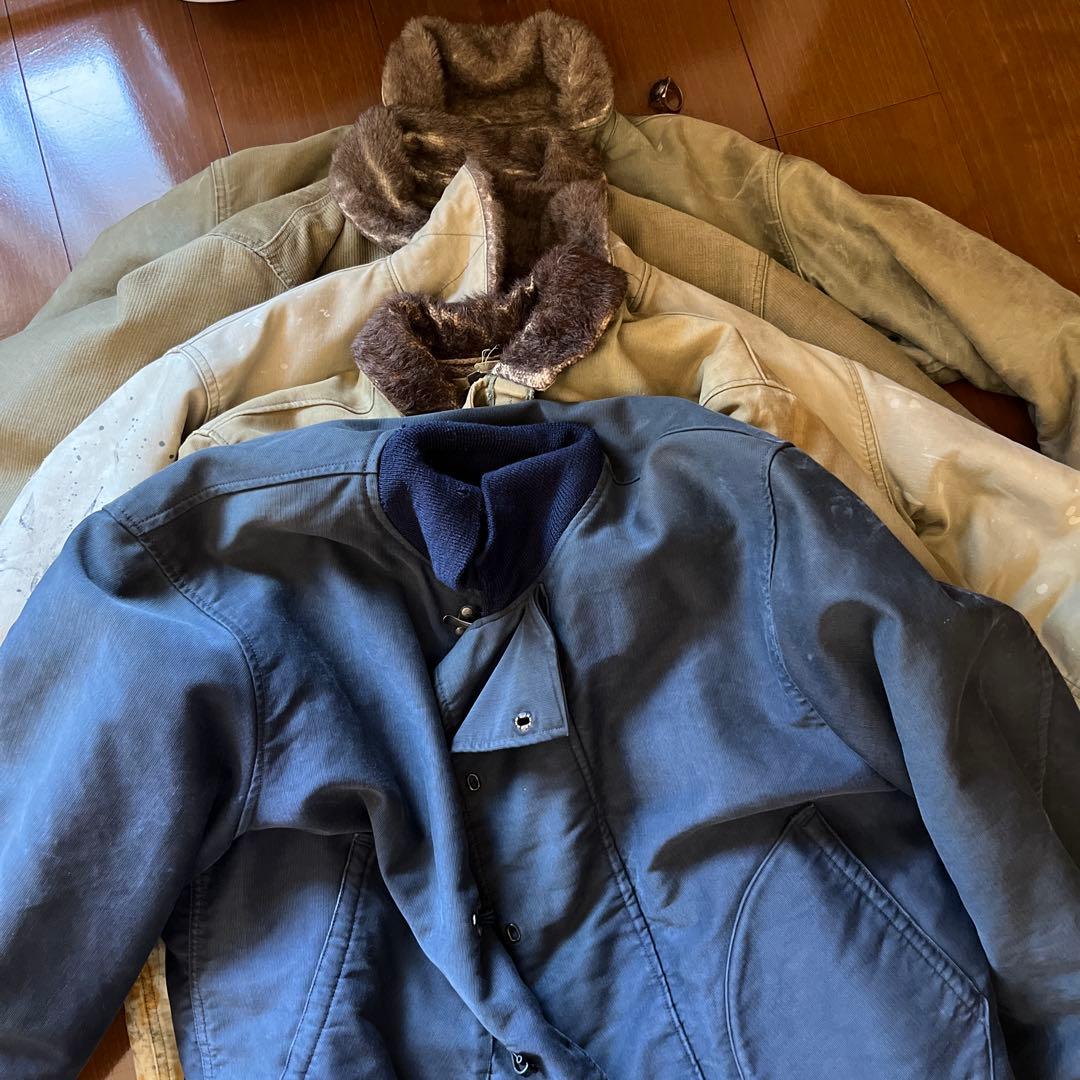 40s US NAVY N-1 デッキジャケット 実物　ヴィンテージ　大戦