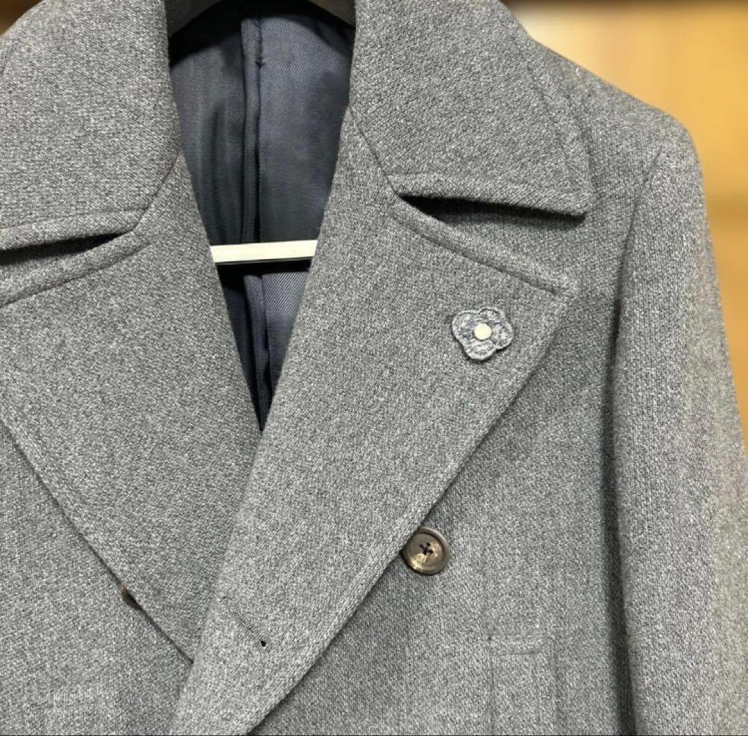 美品【LARDINI】ラルディーニ ピーコート