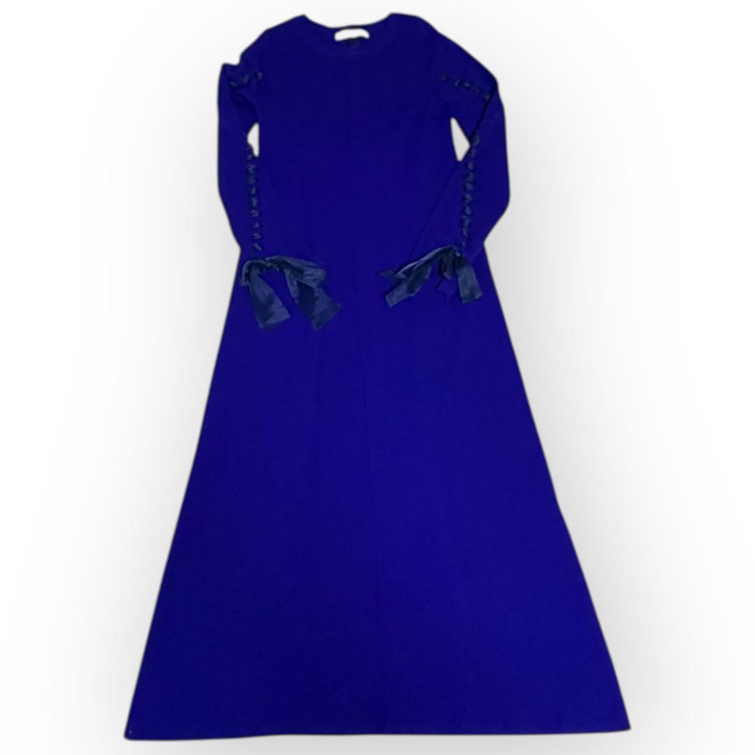 アンスリードUN3D. 【36】ブレイドニットワンピース レースアップ 編み上げ