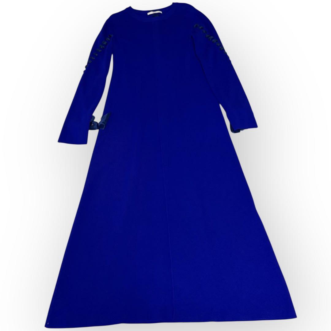 アンスリードUN3D. 【36】ブレイドニットワンピース レースアップ 編み上げ