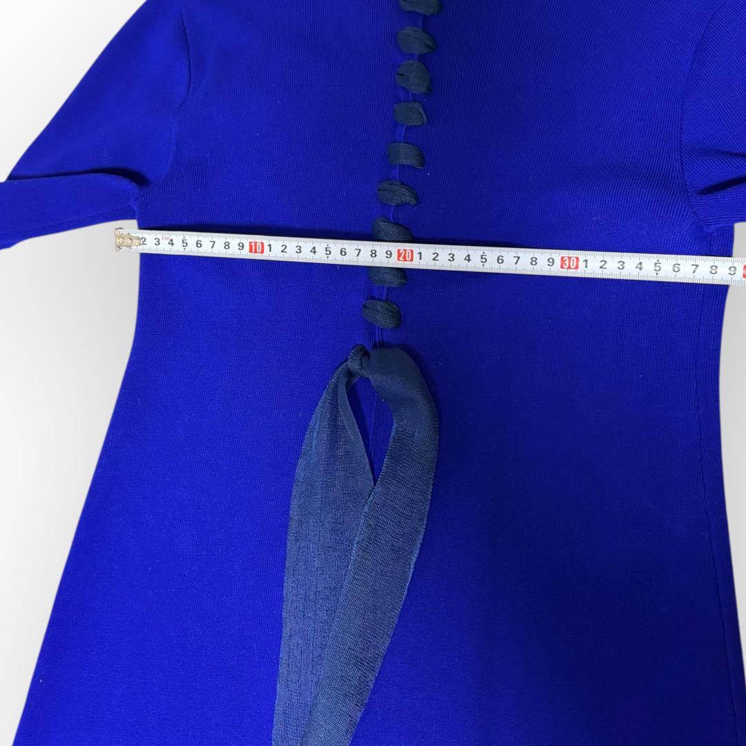 アンスリードUN3D. 【36】ブレイドニットワンピース レースアップ 編み上げ