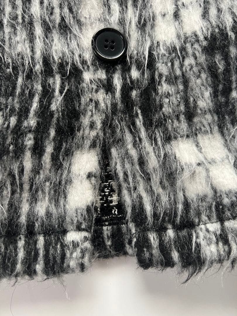 【完売】ディアンテ DIANTE スリットデザイン シャギー ミニスカート S