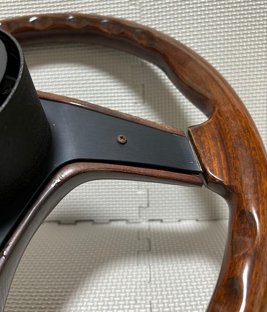 NARDI ナルディ ウッド ステアリング ハンドル 直径約36cm