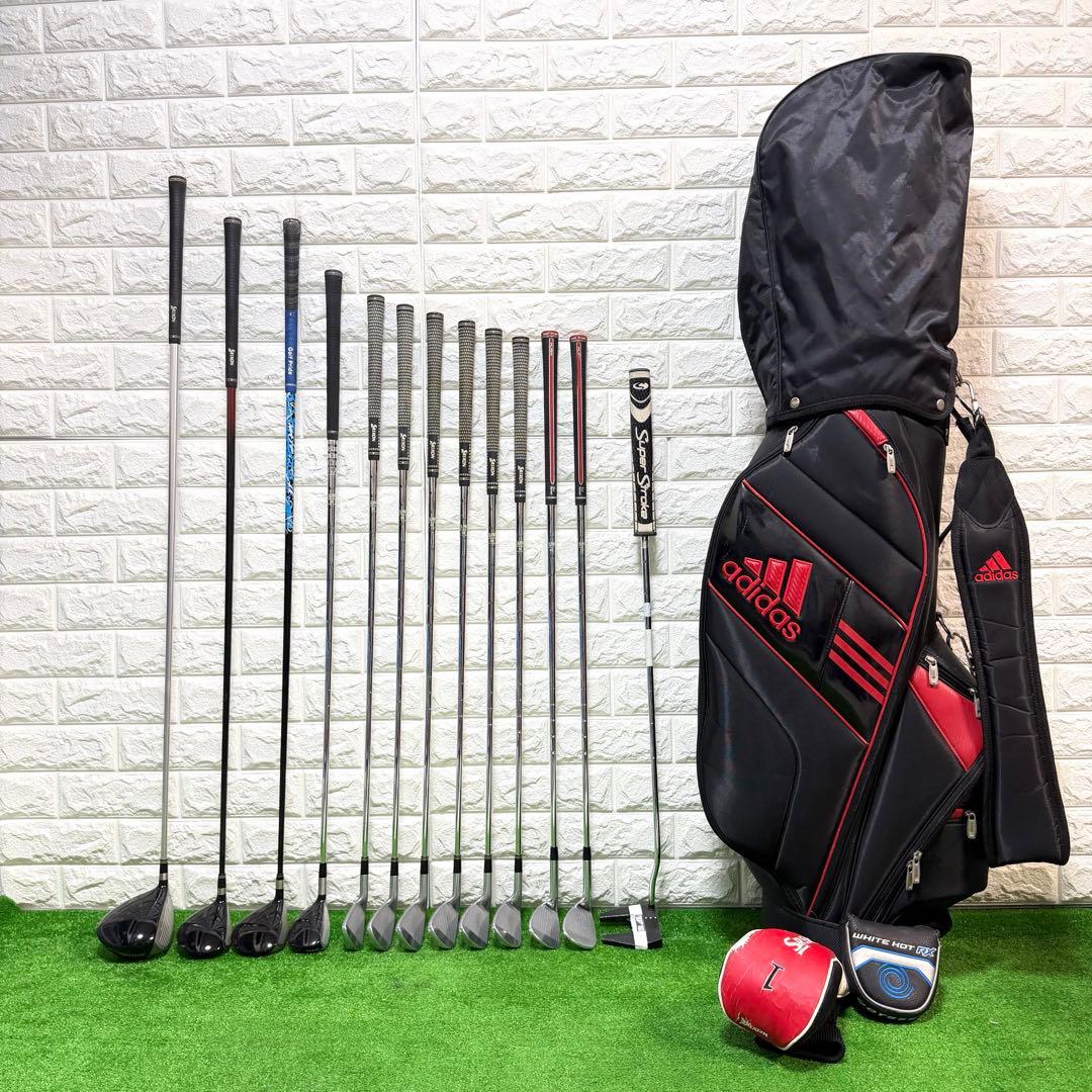 ゴルフセット　豪華　SRIXON ZR ラウンド仕様　メンズ　打感良好　すぐ使用