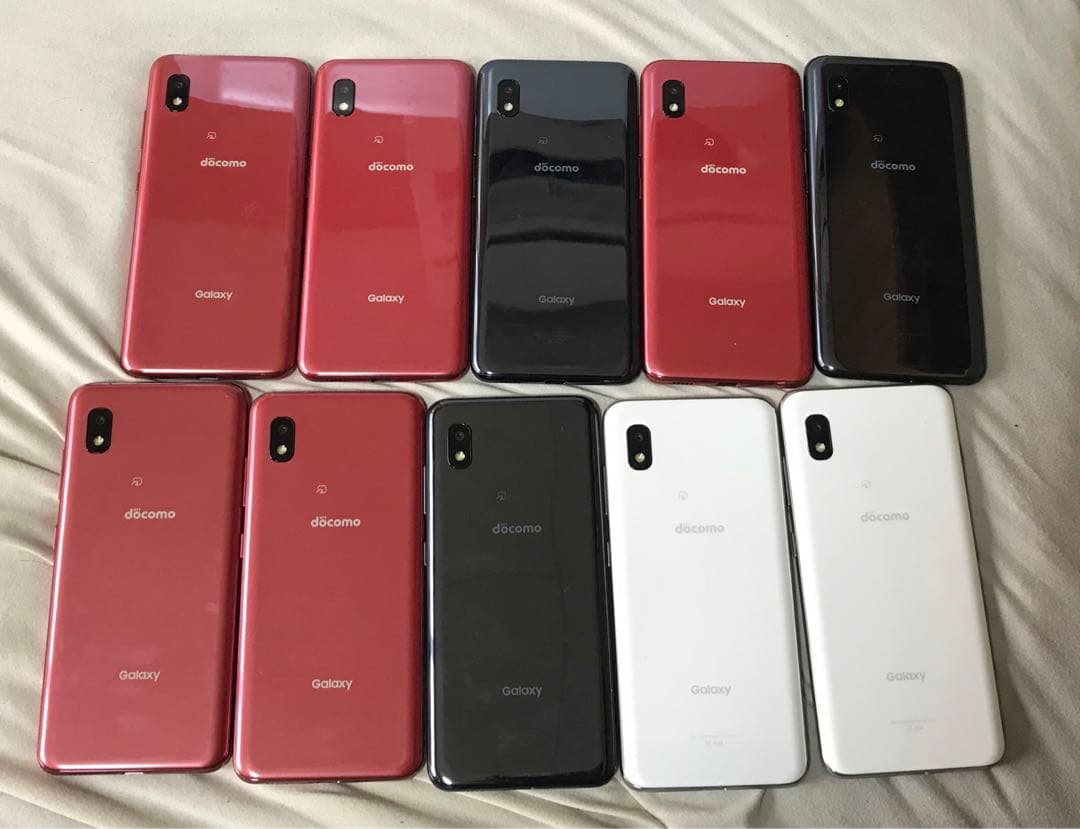 GALAXY A21 カラー3種類初期化済み10個docomo7