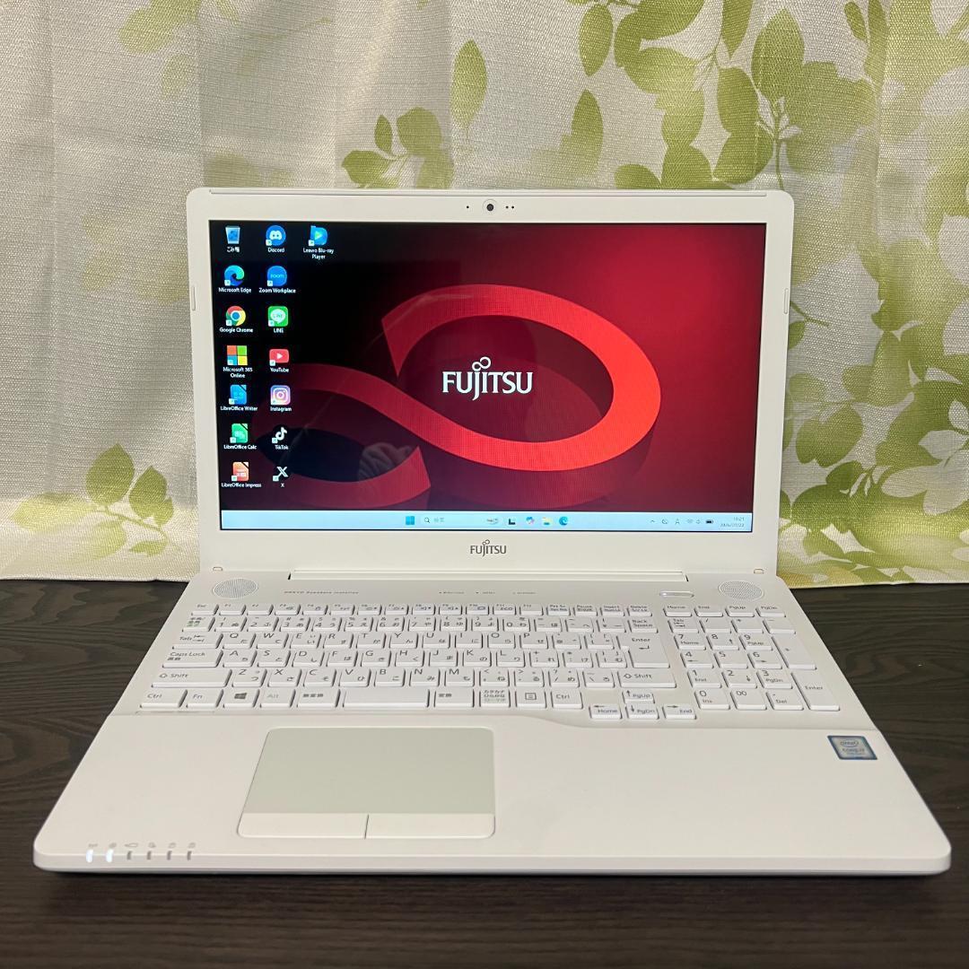 コスパ◎富士通 LIFEBOOK✨SSD240GB☆Core i7☆メモリ8GB