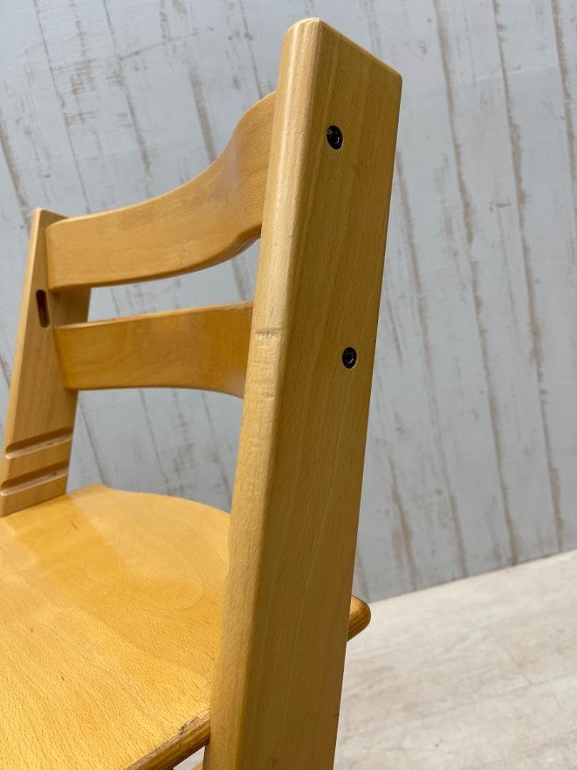 STOKKE TRIPP TRAPP ナチュラル ハイチェア ベビーチェア　2