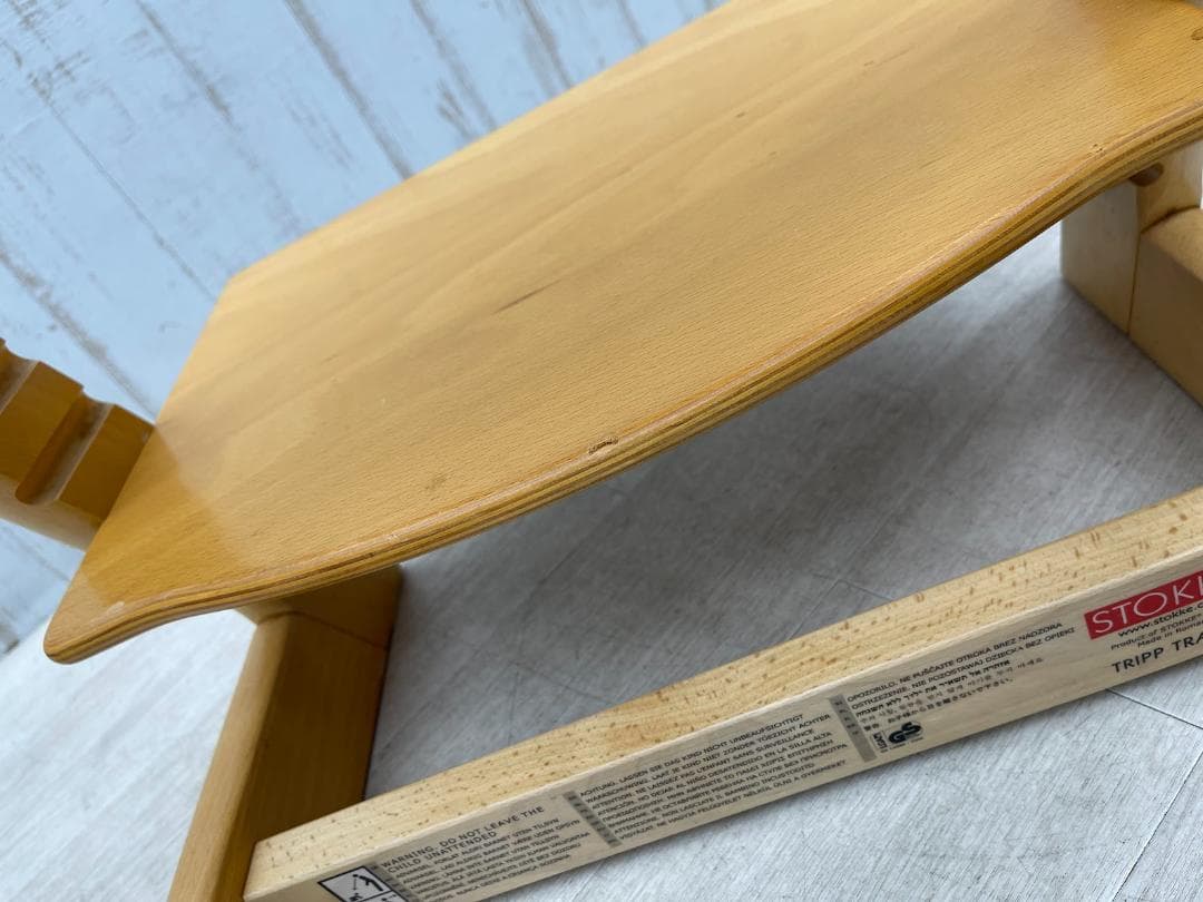 STOKKE TRIPP TRAPP ナチュラル ハイチェア ベビーチェア　2