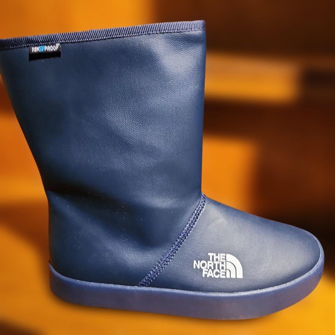 【未使用】THE NORTH FACE ネイビー レインシューズ 25cm