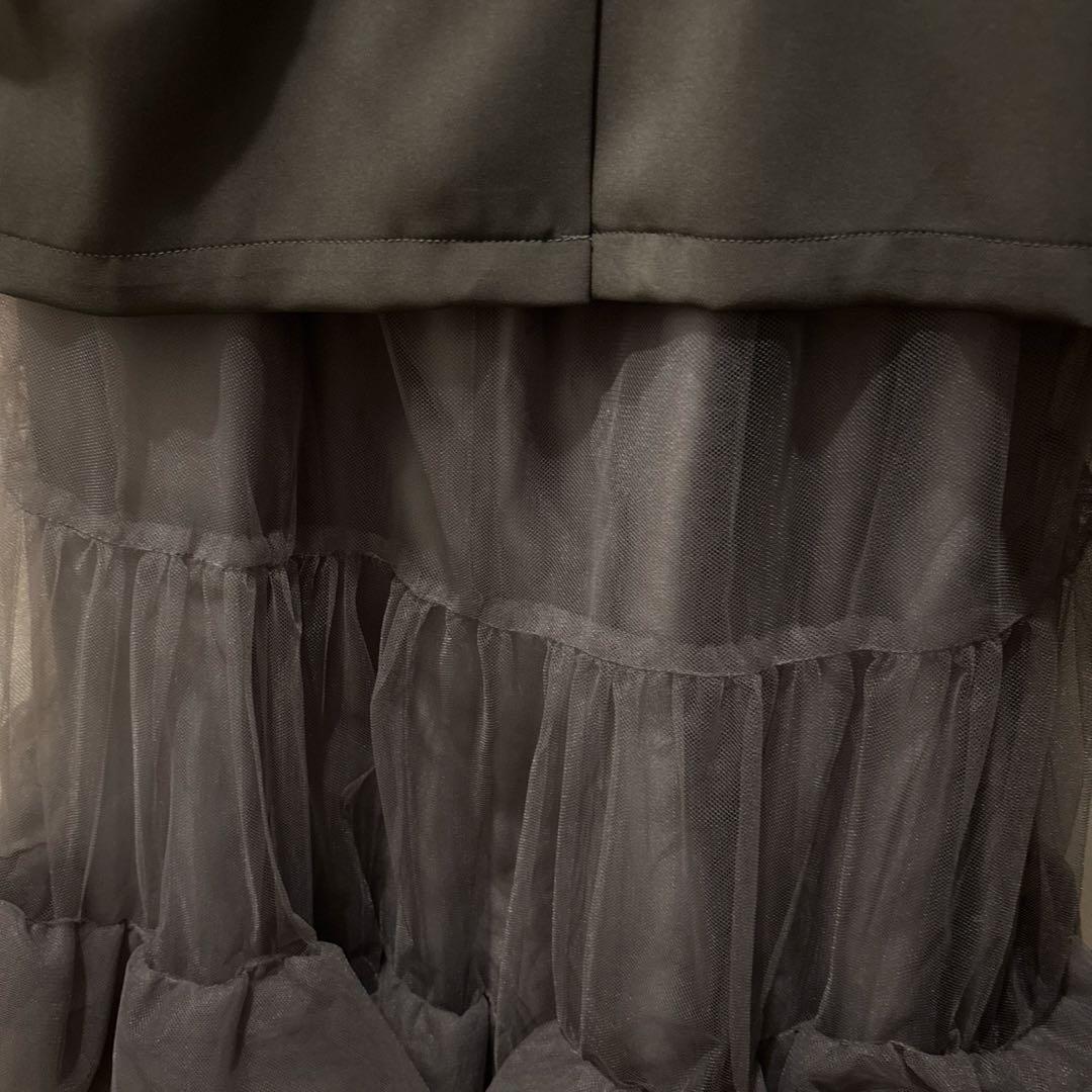 【andresd】volume tulle jacket set dress