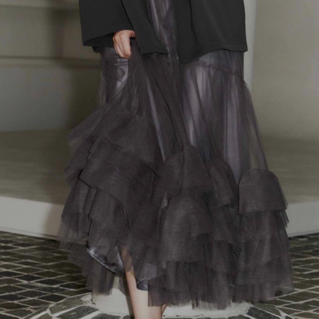 【andresd】volume tulle jacket set dress