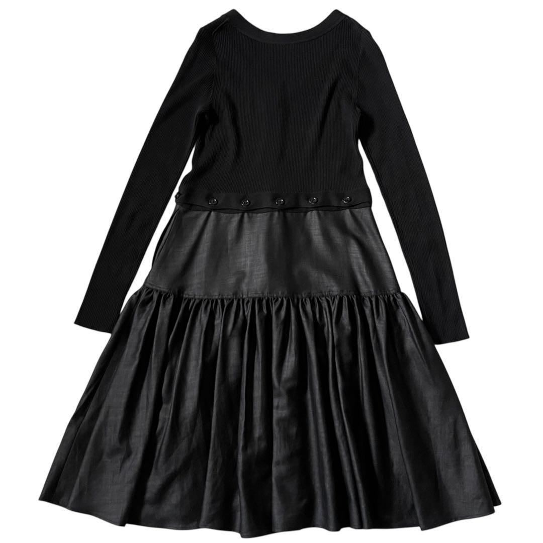 美品✨ フォクシー アディアム ロングワンピース コンバーチブルニットドレス S