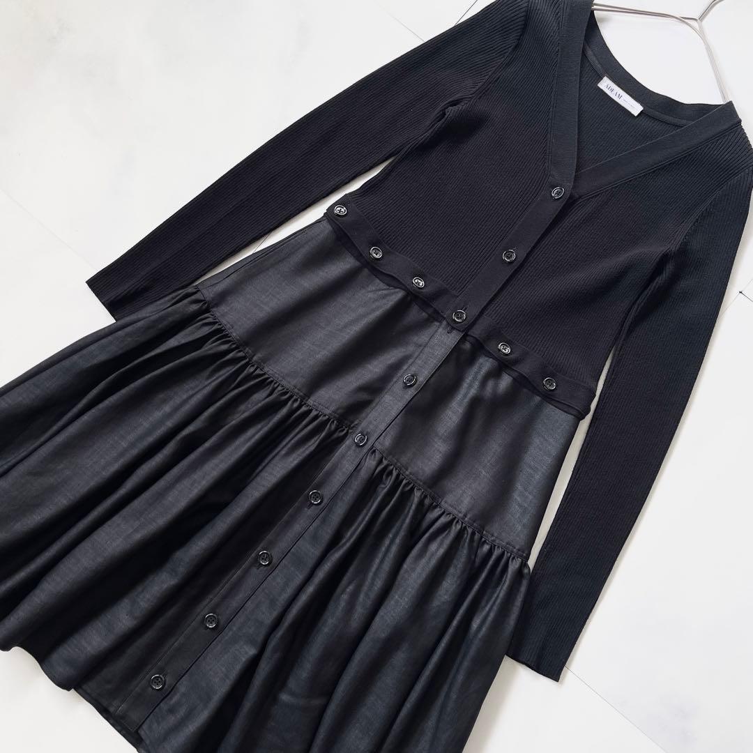 美品✨ フォクシー アディアム ロングワンピース コンバーチブルニットドレス S