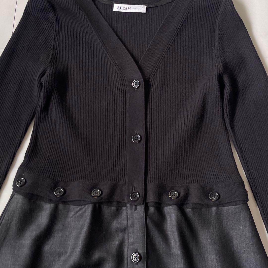 美品✨ フォクシー アディアム ロングワンピース コンバーチブルニットドレス S