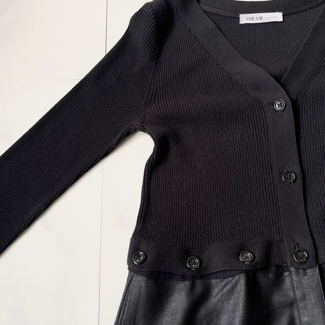 美品✨ フォクシー アディアム ロングワンピース コンバーチブルニットドレス S