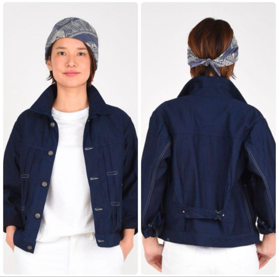 専用★45R ニットデニムのGジャン　インディゴ　サイズ1