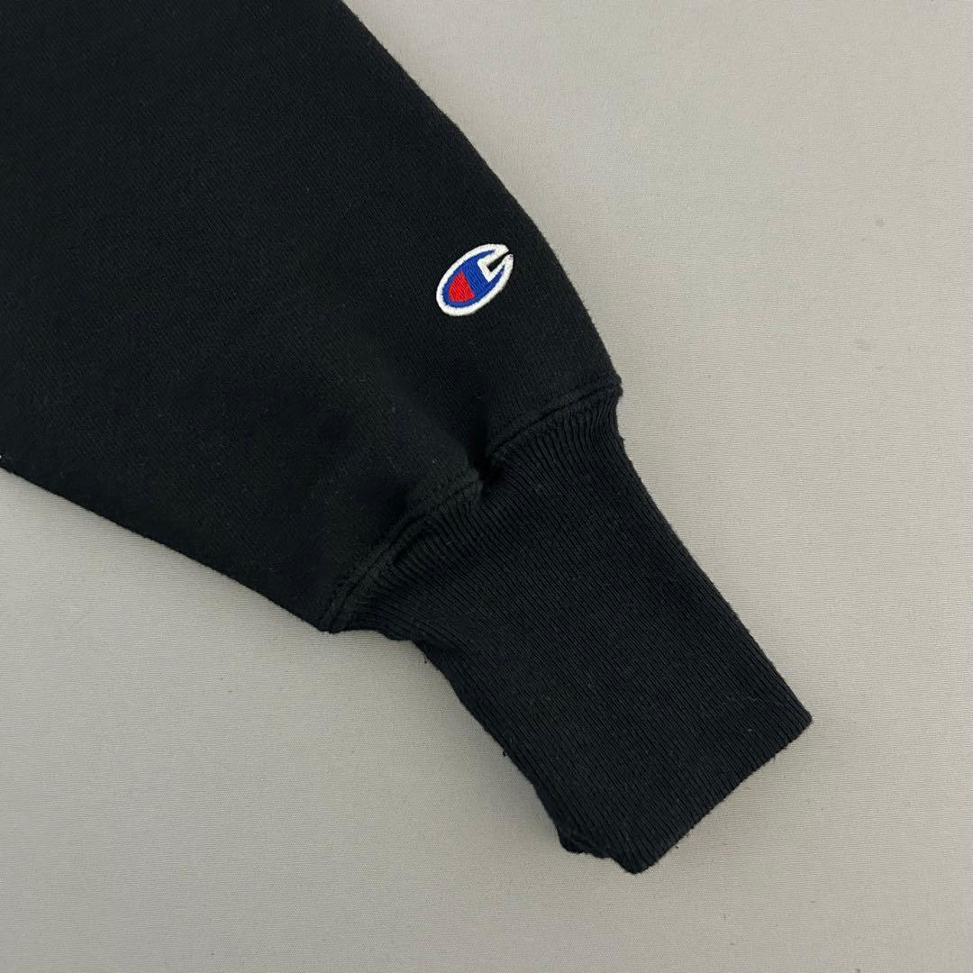 デッドストック 00s Champion リバースウィーブ 目無し ブラック M