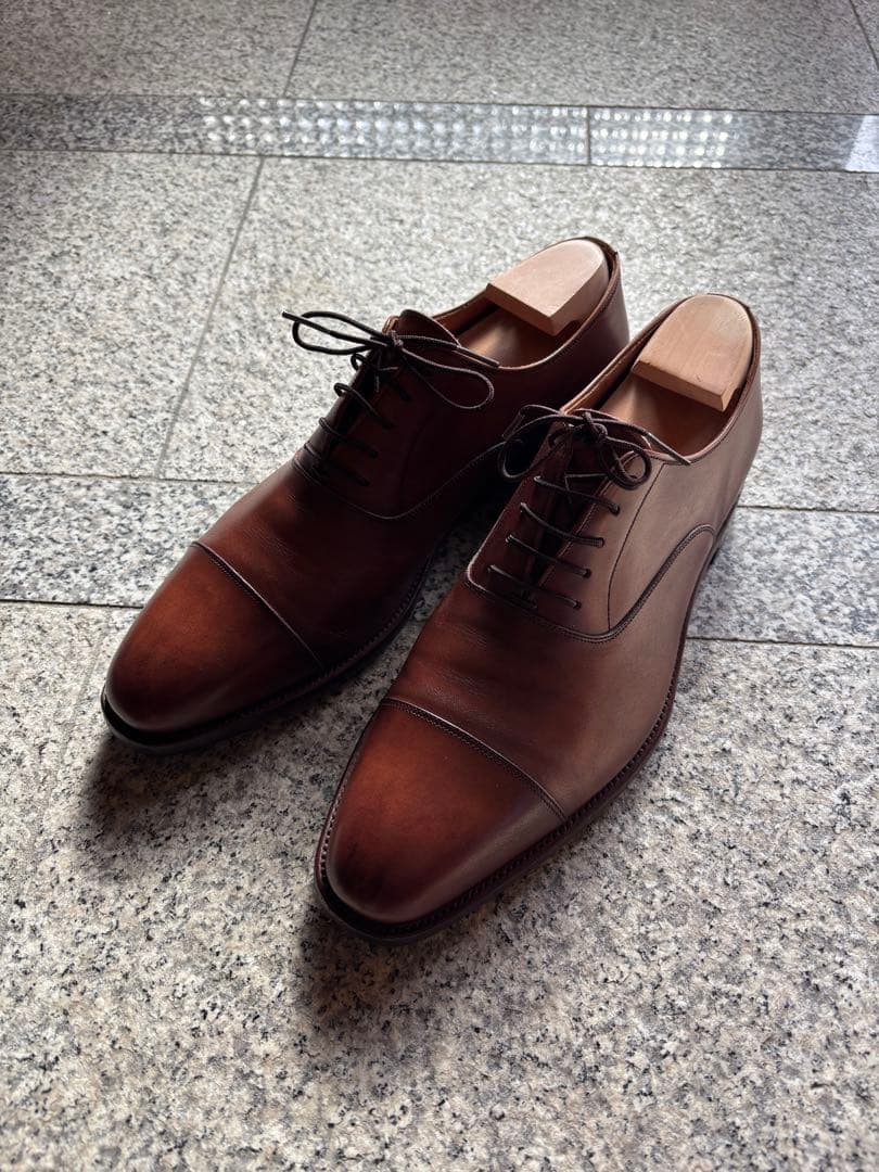 スコッチグレイン　匠モデル　使用少ない　ストレートチップ　訳アリ