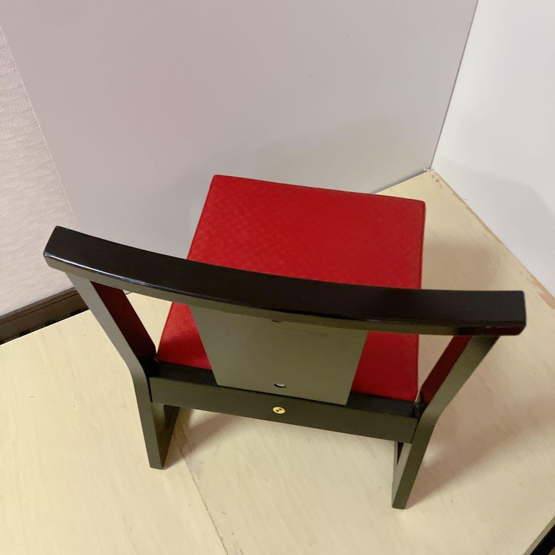 高座椅子　2脚セット　座面ビニール　ダイニングチェア　座敷椅子　座椅子