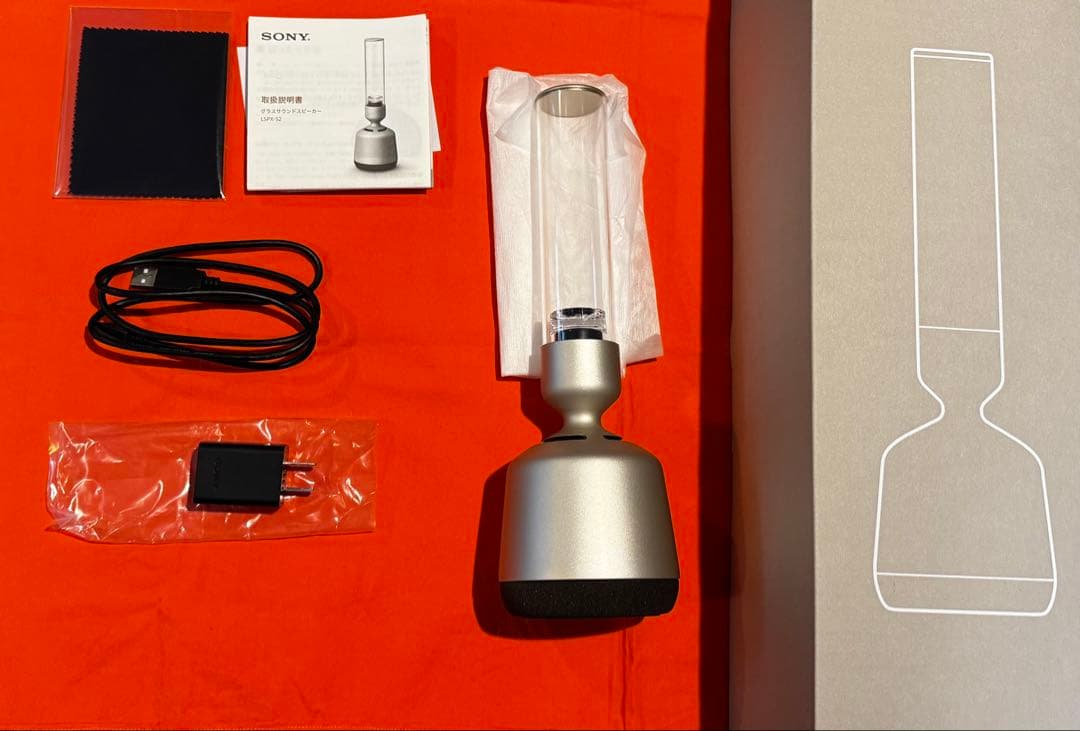 SONY ソニー LSPX-S2 グラスサウンドスピーカー2本セット