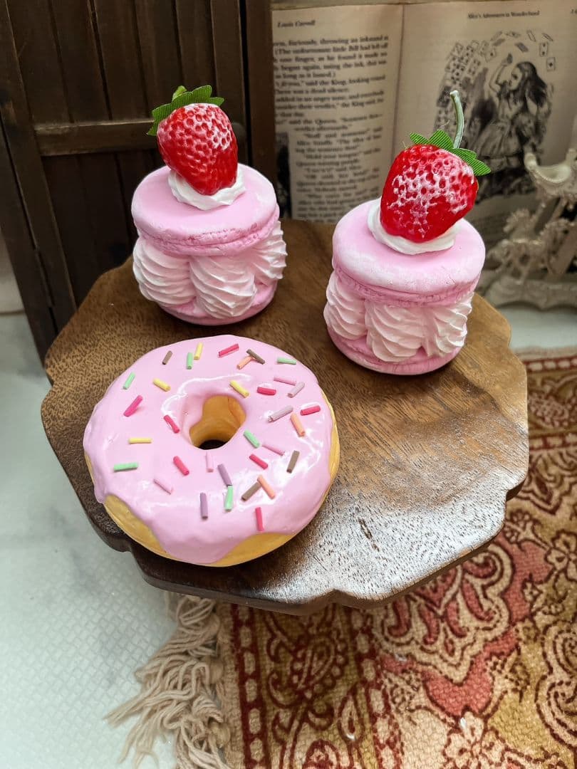No.1124オーダークレイケーキ　＆ドーナツマカロン