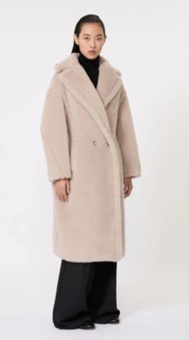 むくむく MaxMara テディアイアンコート サンド 大丸購入 XS