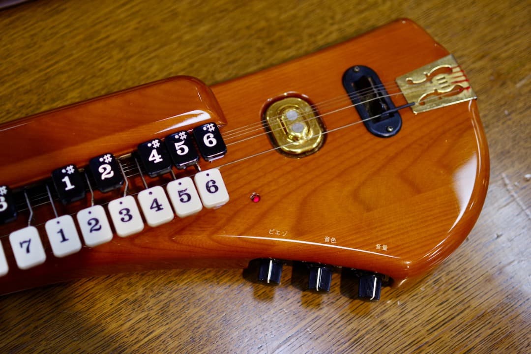 電気大正琴「こはく」ソプラノ（セミハードケース付）