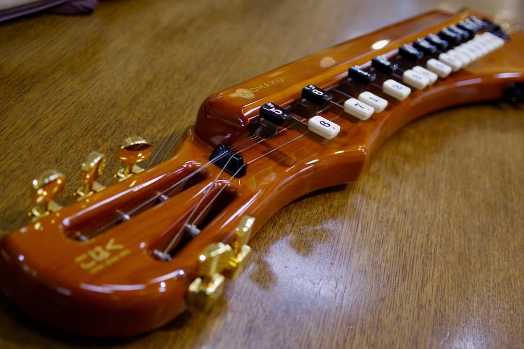 電気大正琴「こはく」ソプラノ（セミハードケース付）