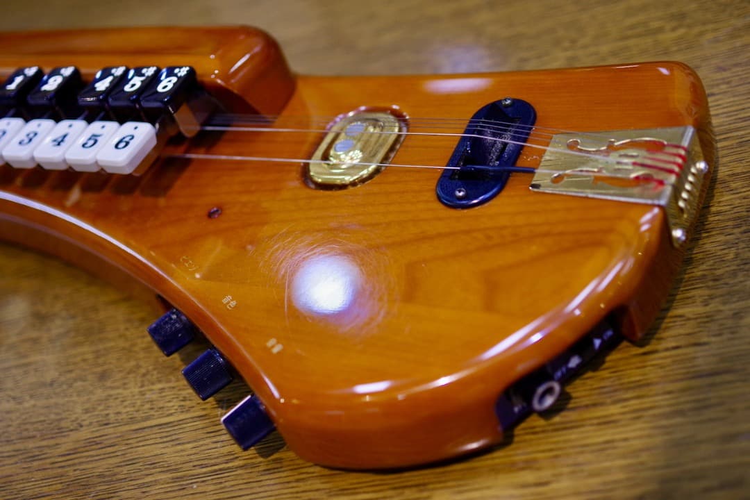 電気大正琴「こはく」ソプラノ（セミハードケース付）