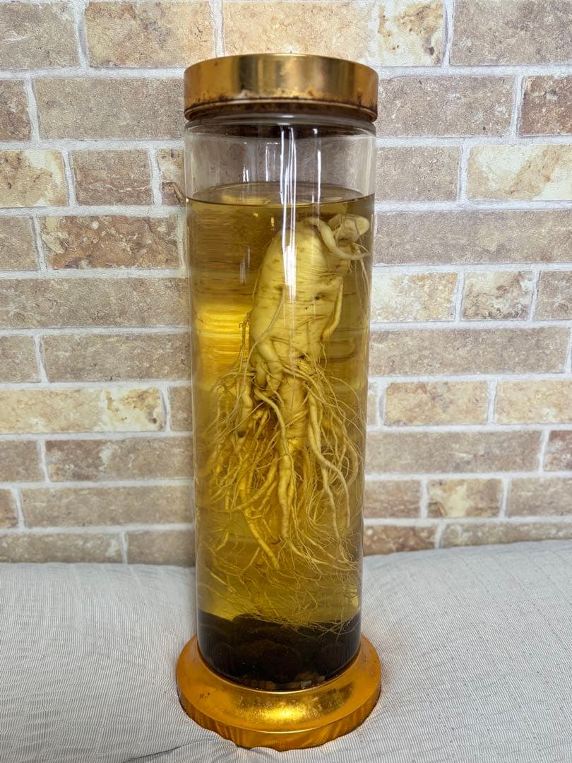 ［お宝］高麗人参のガラス容器