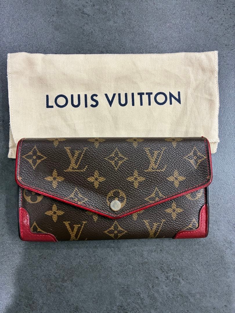 【訳あり美品】ルイヴィトン モノグラム ポルトフォイユ サラ レティーロ 長財布
