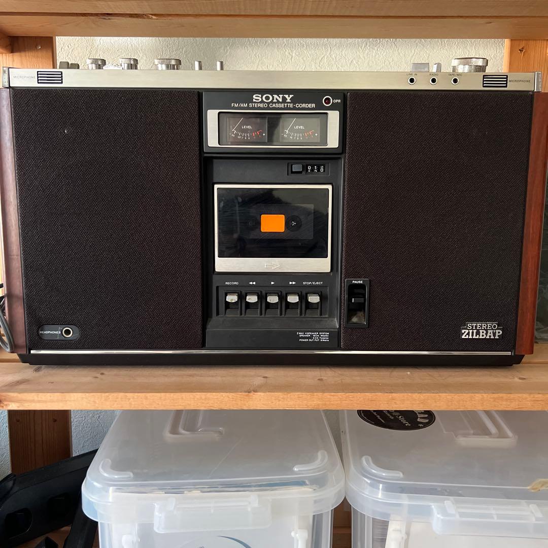SONY ZILBAP FM/AM ステレオカセットコーダー　ジャンク
