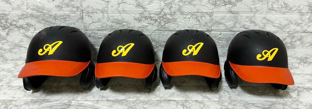 【4個】MIZUNO 軟式用ヘルメット 両耳付打者用 L2個 M1個 O1個