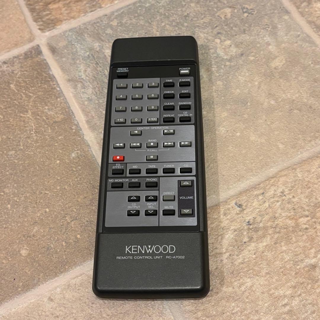 【美品】KENWOOD高音質プリメインアンプ　リモコン付　KAF-7002