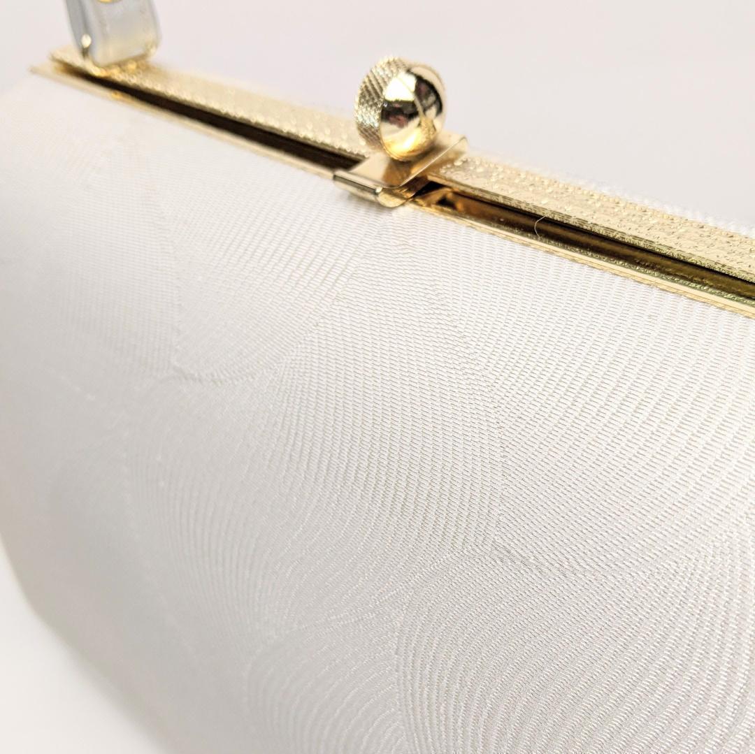 和装 草履バッグセット フォーマル 帯地 シルバー Lサイズ wsale