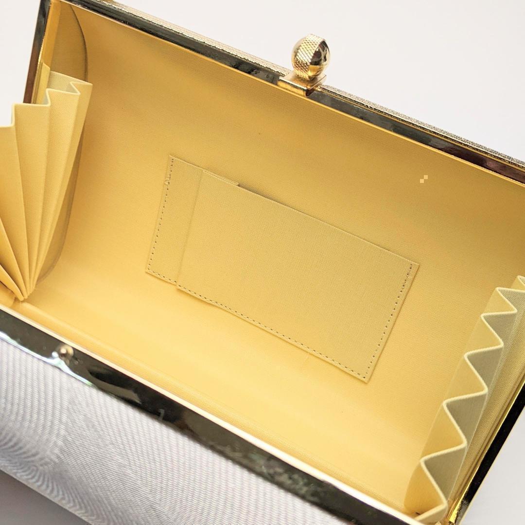 和装 草履バッグセット フォーマル 帯地 シルバー Lサイズ wsale